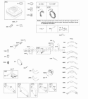 Alternator Fuel Supply Ignition Diagram and Parts List for 20H237-0113-E9  Briggs and Stratton Engine
